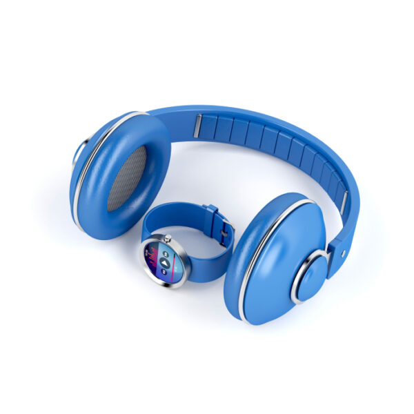 Trendy Blue Headphone