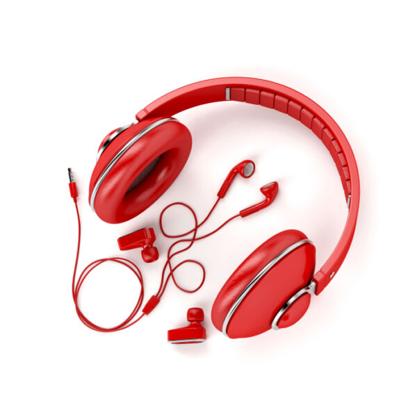 Trendy Red Headphone